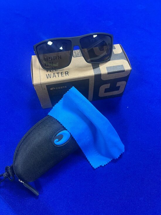 The Unbranded Brand Other - Costa Del Mar Men's  Rectangular Sunglasses 580P black frame